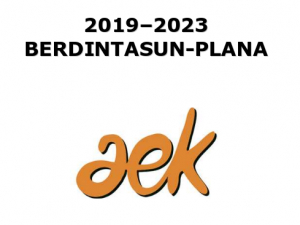 AEK-k indarrean du 2019-2023 epealdirako berdintasun-plana